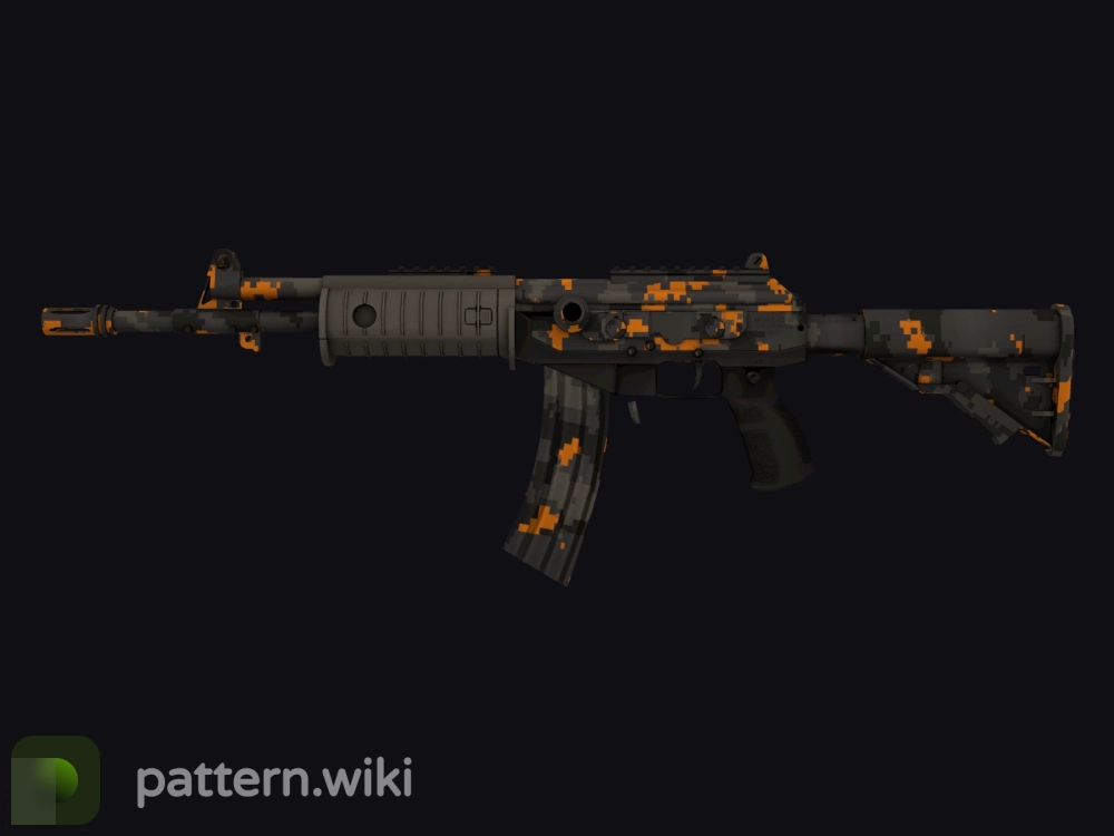 Galil AR Orange DDPAT seed 354