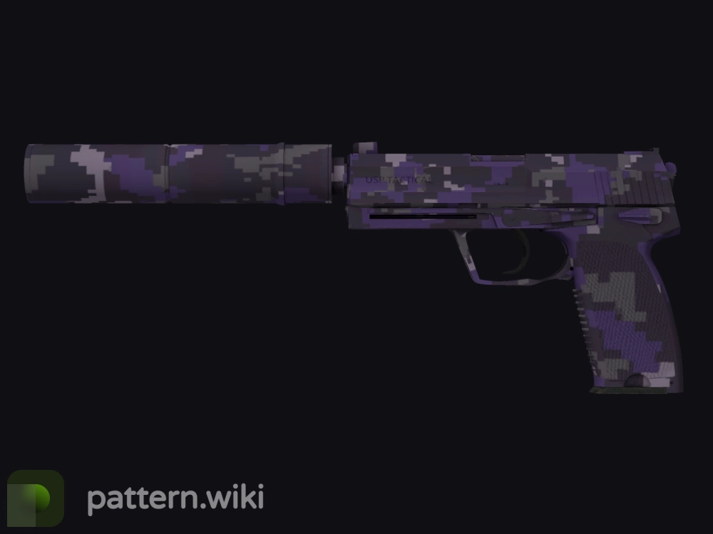 USP-S Purple DDPAT seed 214