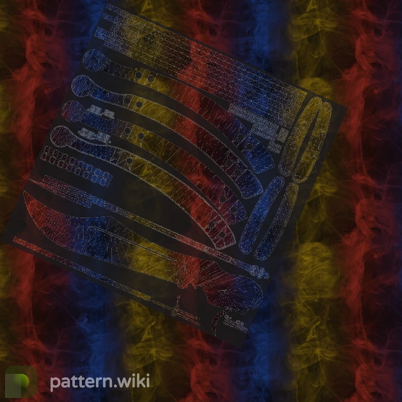 Butterfly Knife Marble Fade seed 368 pattern template