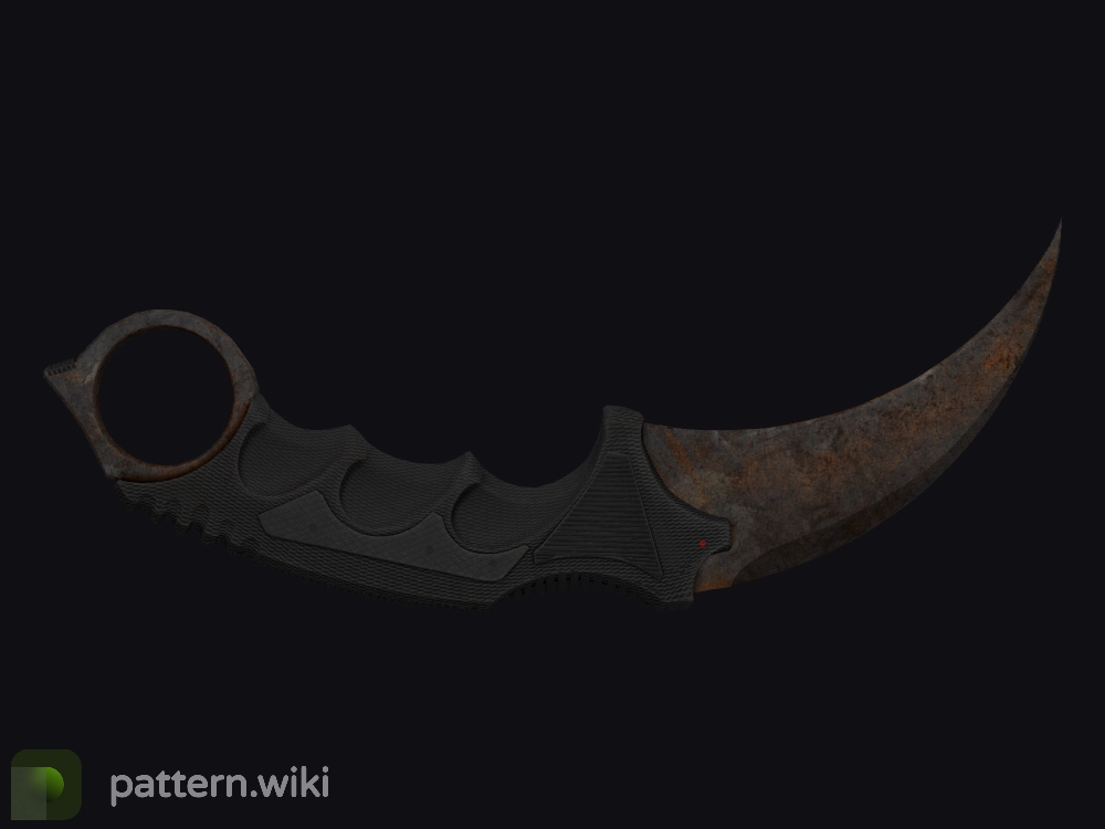 Karambit Rust Coat seed 153