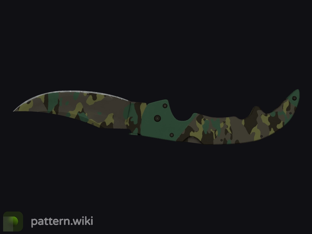 Falchion Knife Boreal Forest seed 411