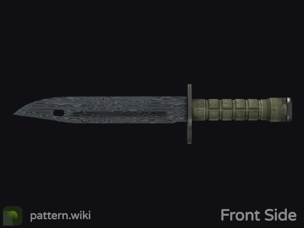 Bayonet Damascus Steel seed 733