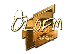 Sticker olofmeister (Gold) | Boston 2018 preview