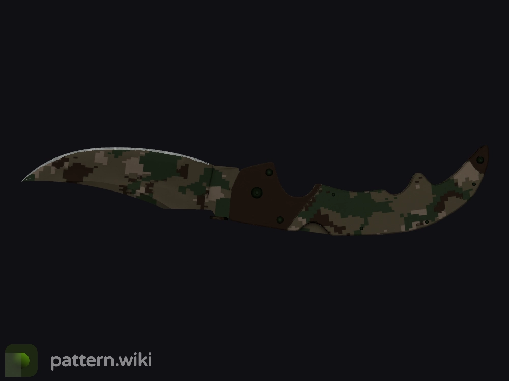 Falchion Knife Forest DDPAT seed 349