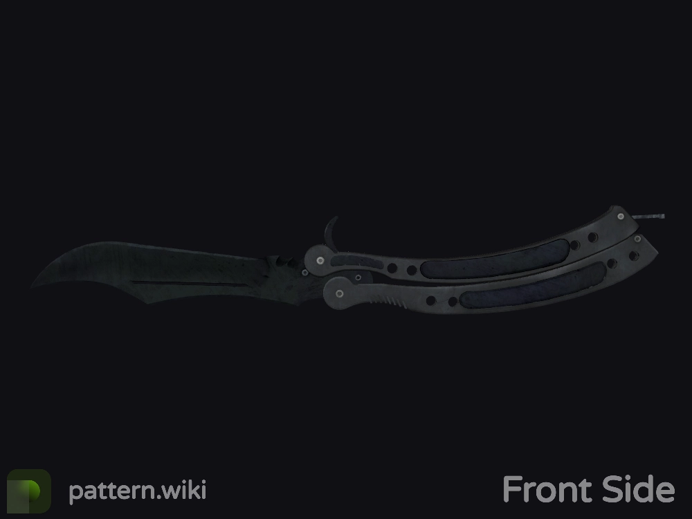 Butterfly Knife Blue Steel seed 737