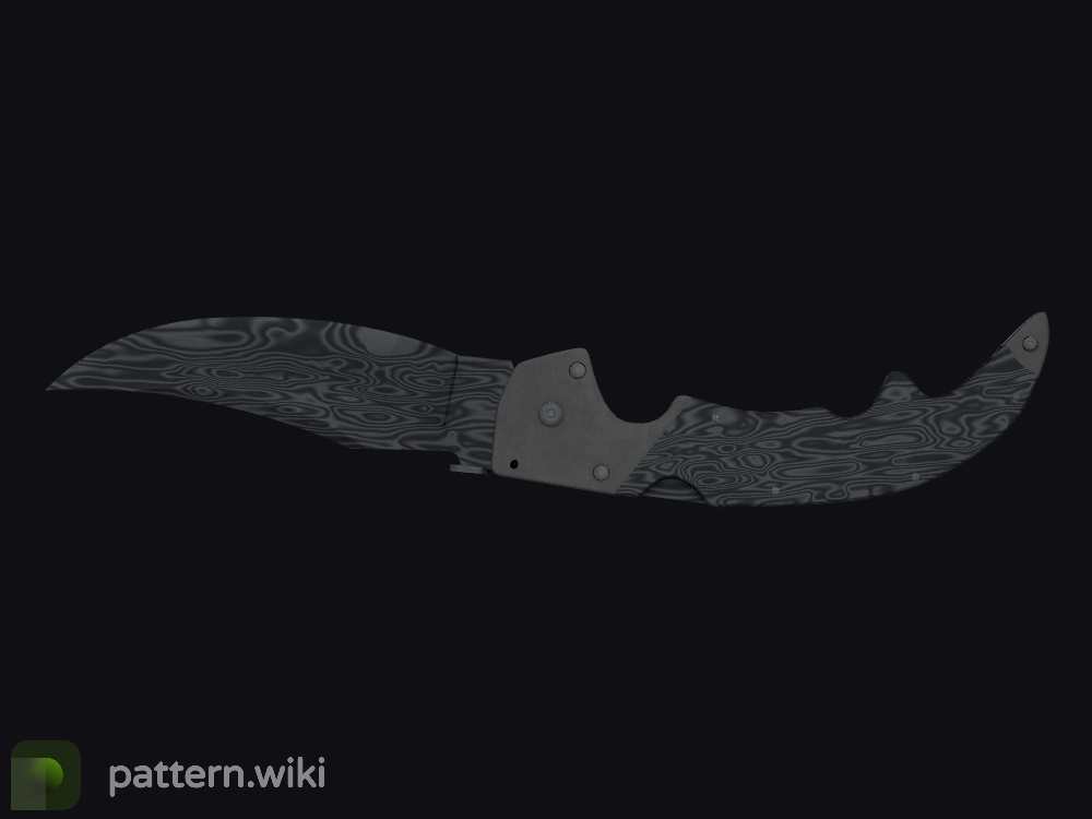 Falchion Knife Damascus Steel seed 932