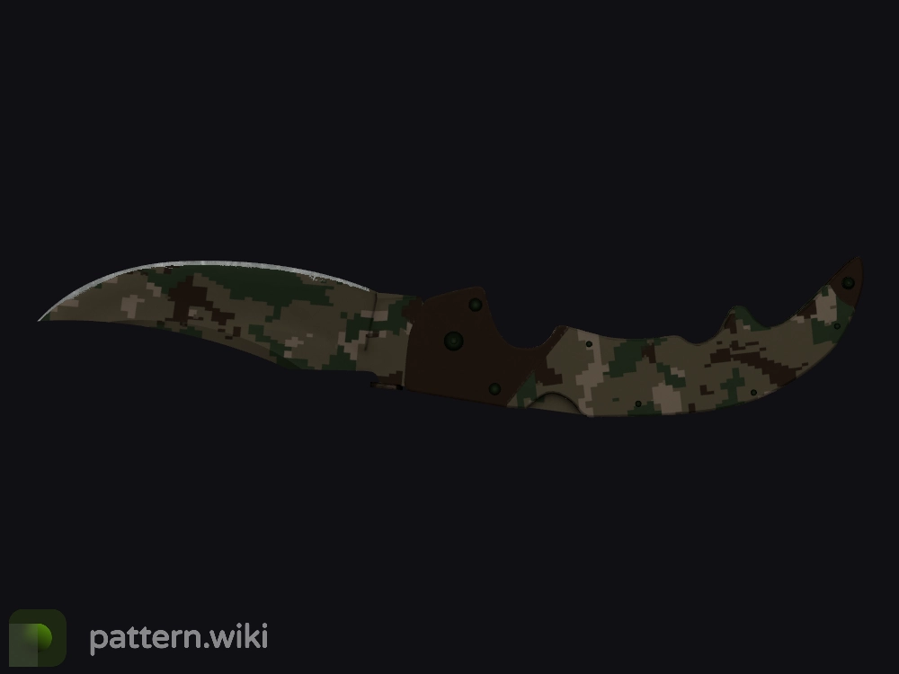 Falchion Knife Forest DDPAT seed 389