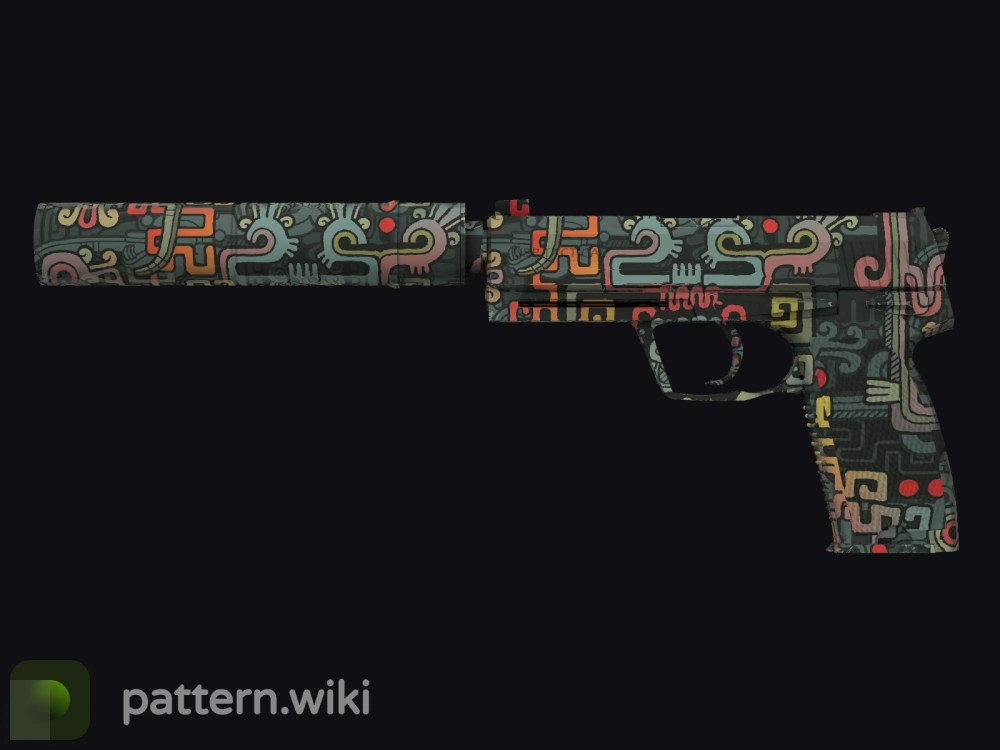 USP-S Ancient Visions seed 128