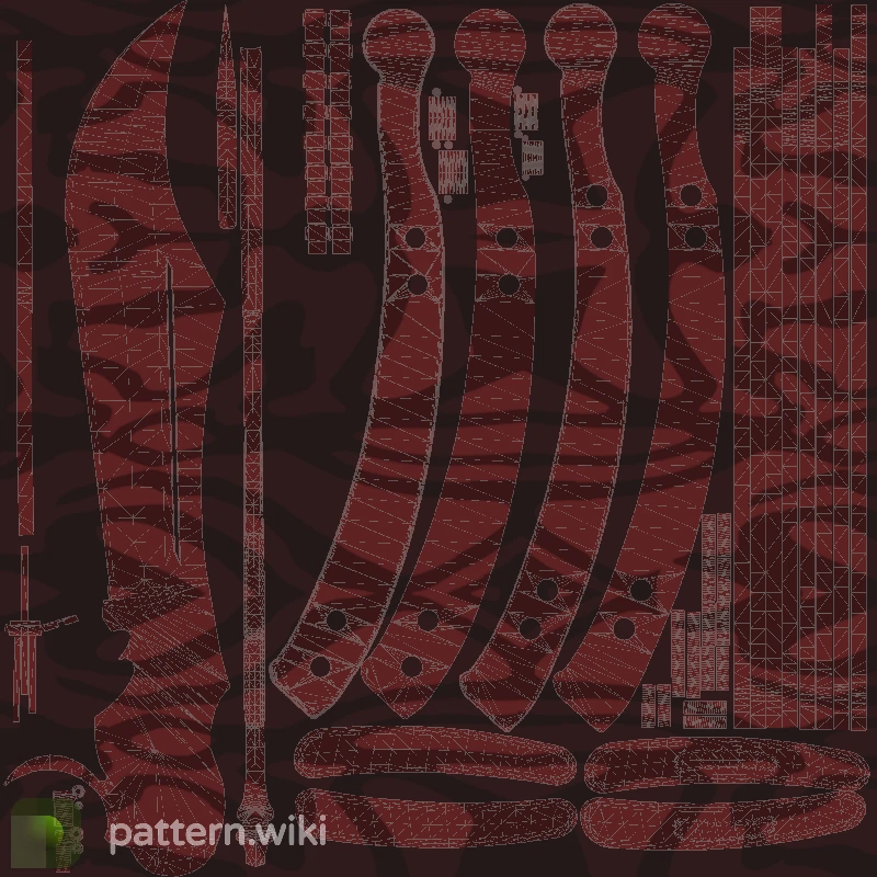 Butterfly Knife Slaughter seed 622 pattern template