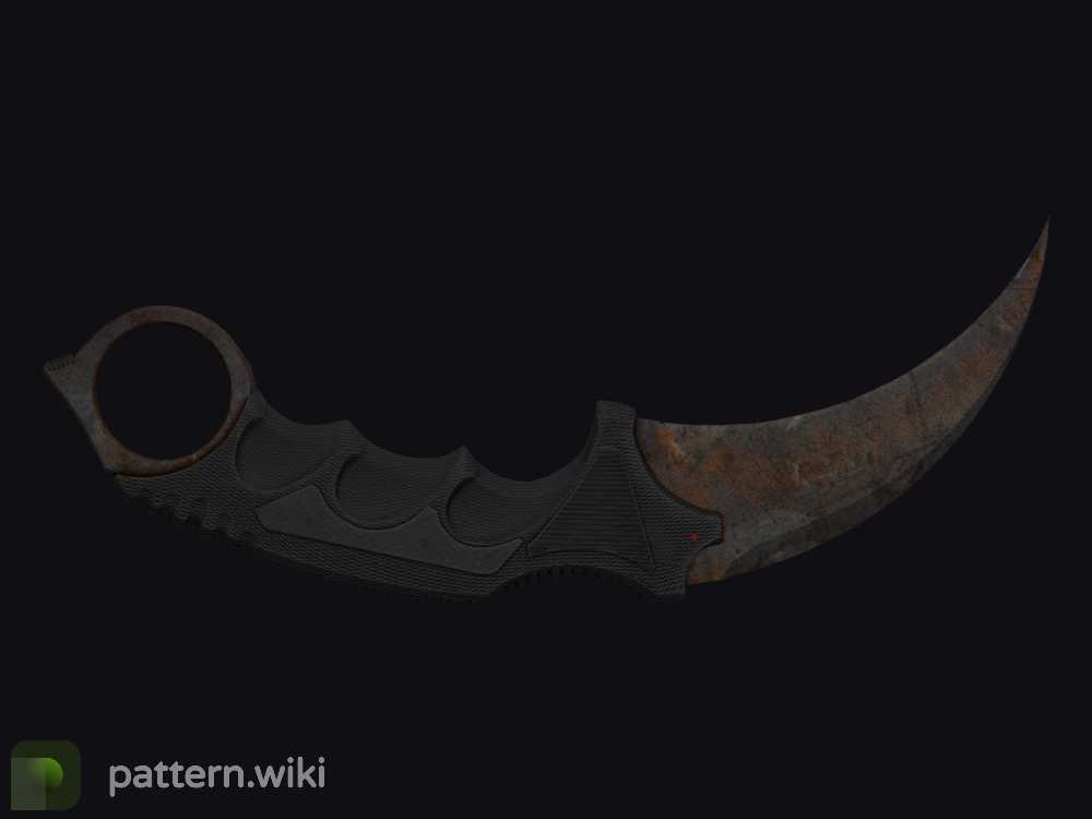 Karambit Rust Coat seed 306