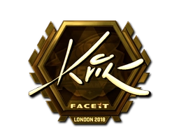 Sticker Kvik (Gold) | London 2018 preview