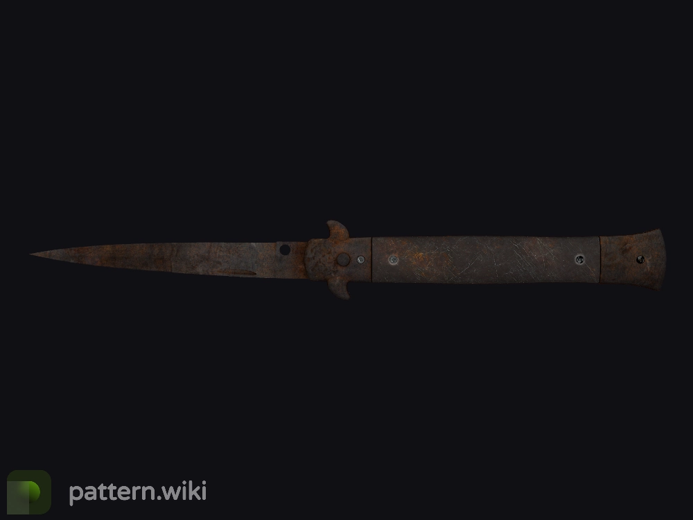 Stiletto Knife Rust Coat seed 707