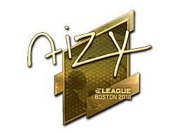 Sticker aizy (Gold) | Boston 2018 preview