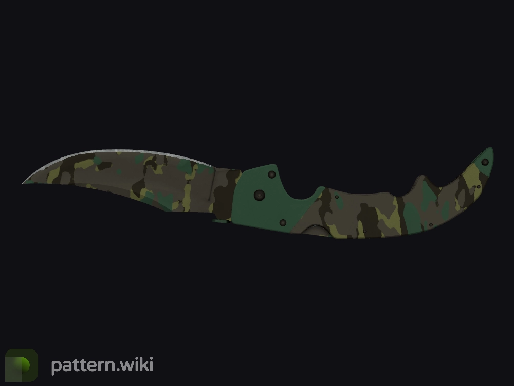 Falchion Knife Boreal Forest seed 159