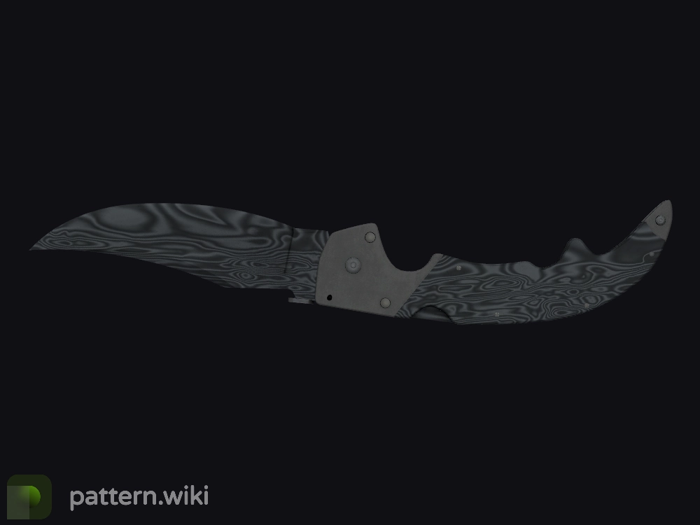 Falchion Knife Damascus Steel seed 336