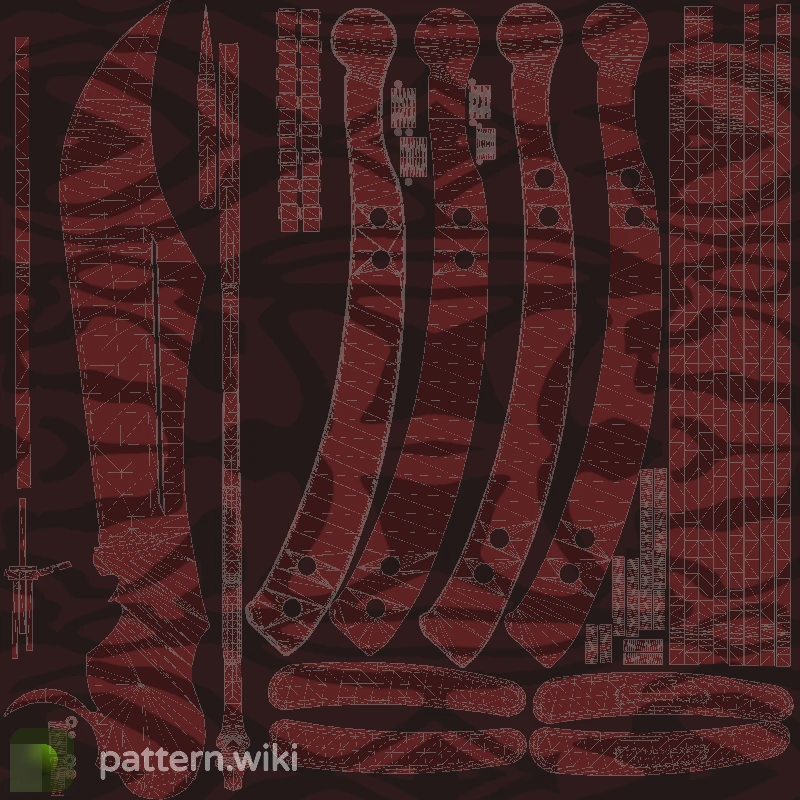 Butterfly Knife Slaughter seed 532 pattern template