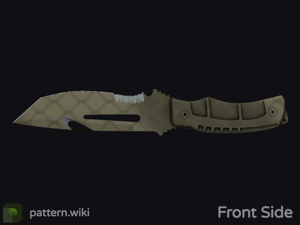 Survival Knife Safari Mesh seed 449