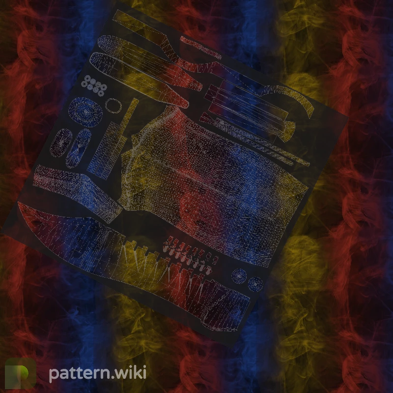 Bowie Knife Marble Fade seed 303 pattern template