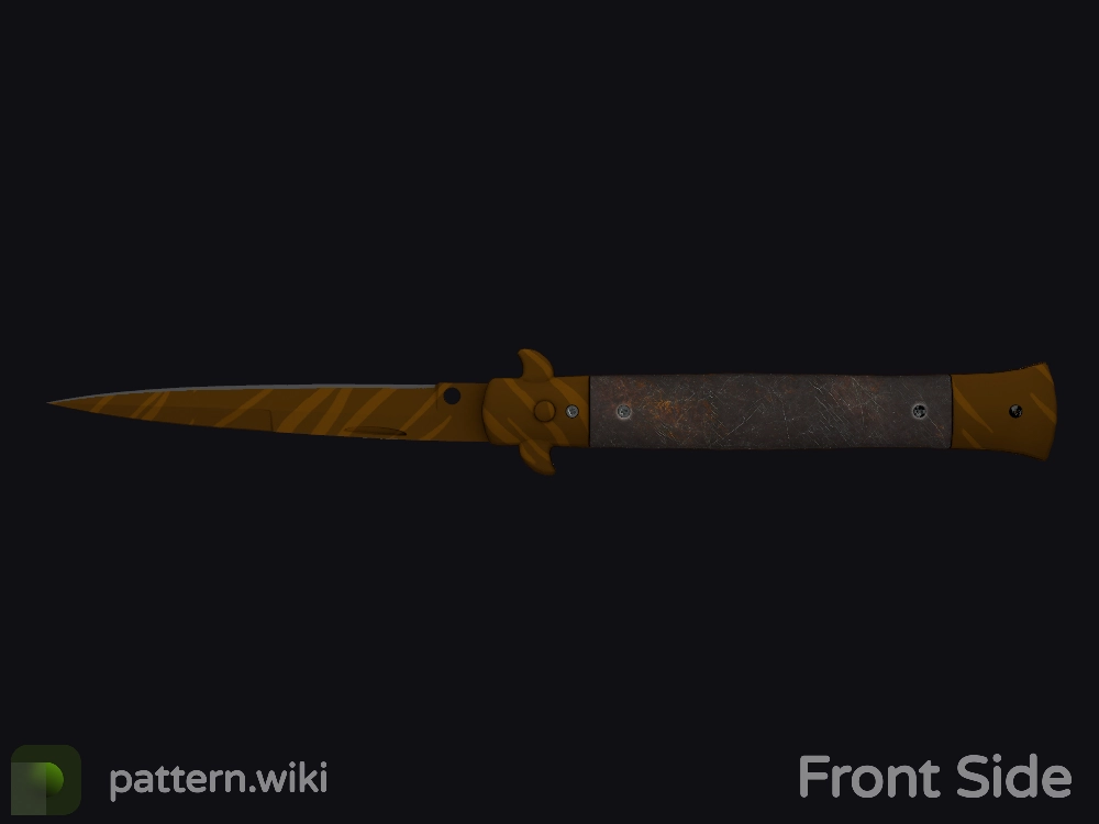 Stiletto Knife Tiger Tooth seed 49