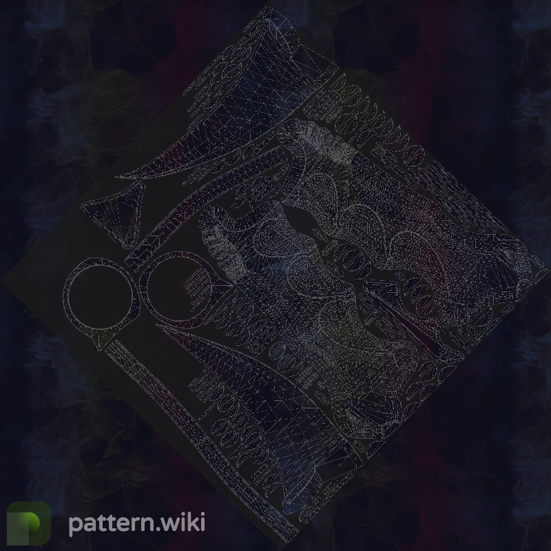 Karambit Doppler seed 72 pattern template