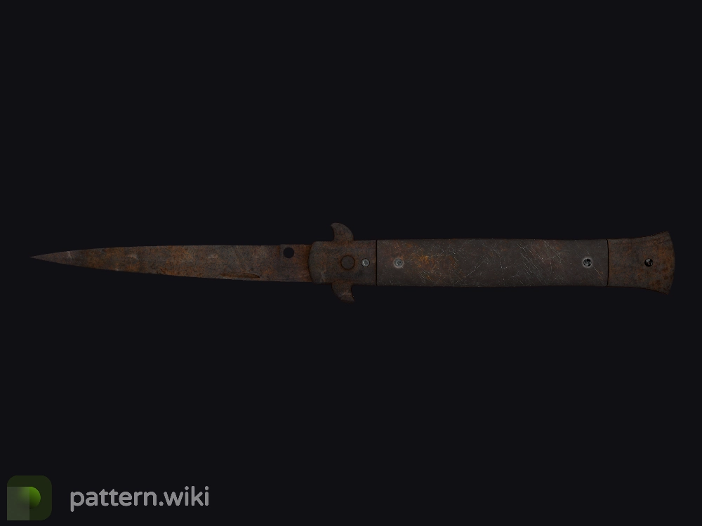 Stiletto Knife Rust Coat seed 8