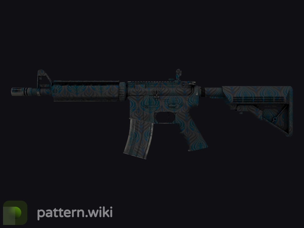 M4A4 Dark Blossom seed 100