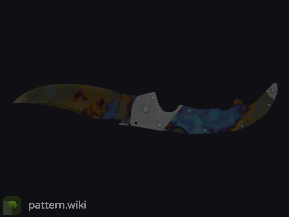 Falchion Knife Case Hardened seed 261