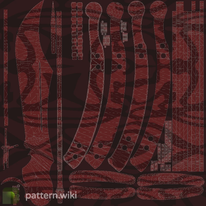 Butterfly Knife Slaughter seed 114 pattern template