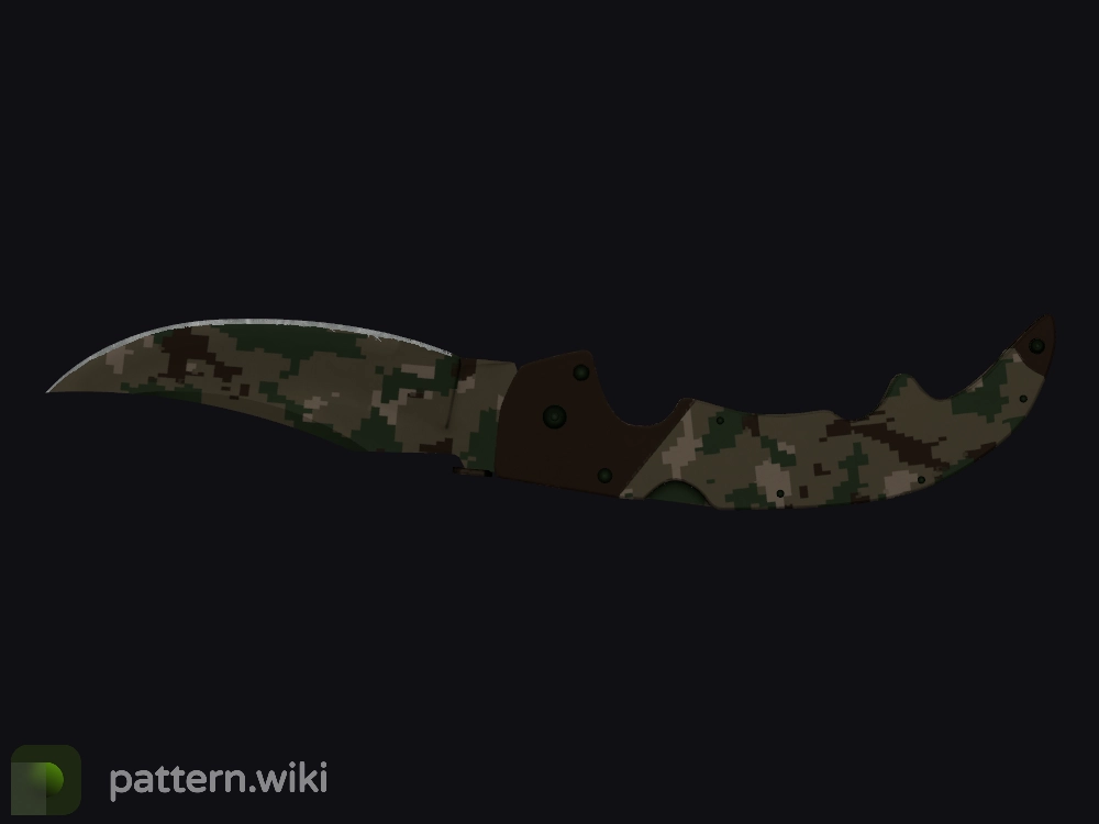 Falchion Knife Forest DDPAT seed 495