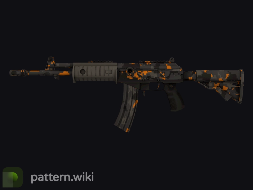 Galil AR Orange DDPAT seed 49