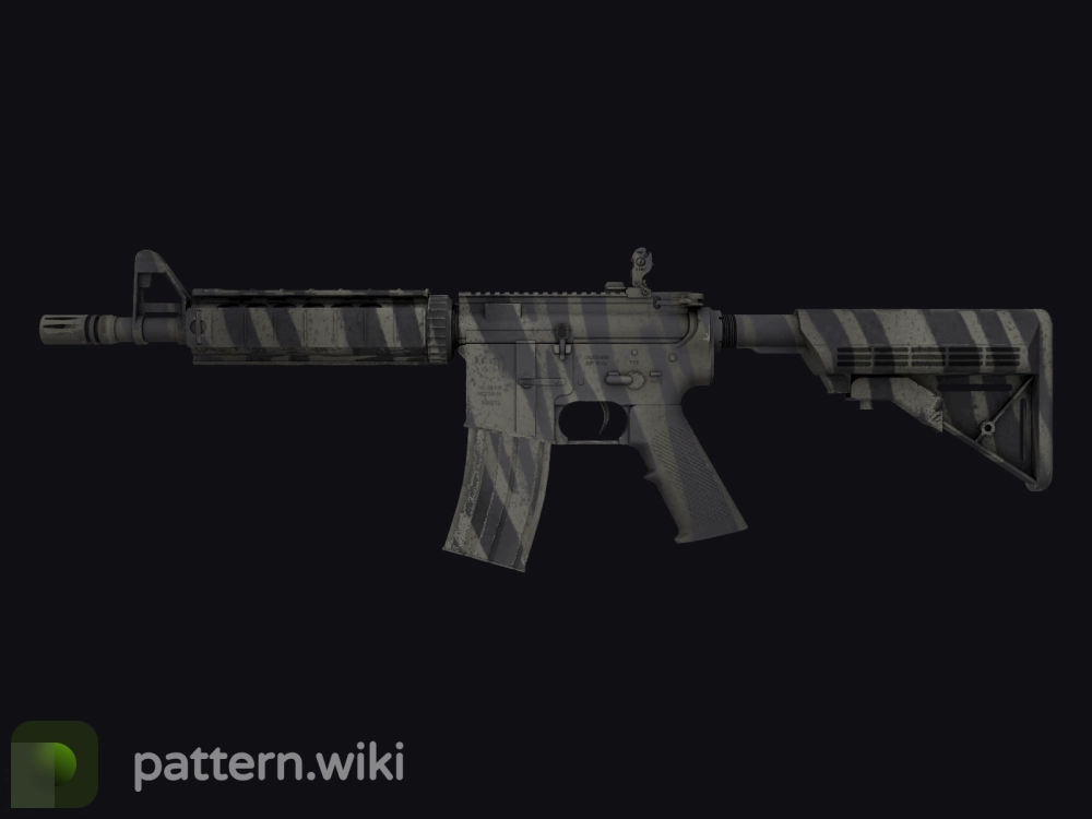 M4A4 Faded Zebra seed 15