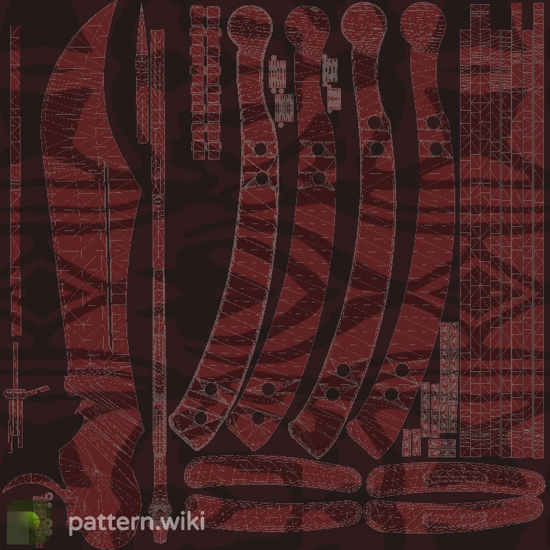 Butterfly Knife Slaughter seed 275 pattern template