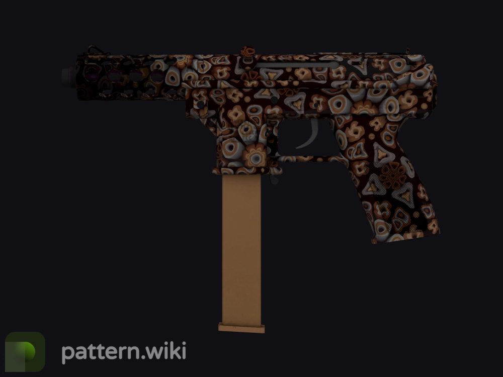 Tec-9 Orange Murano seed 345