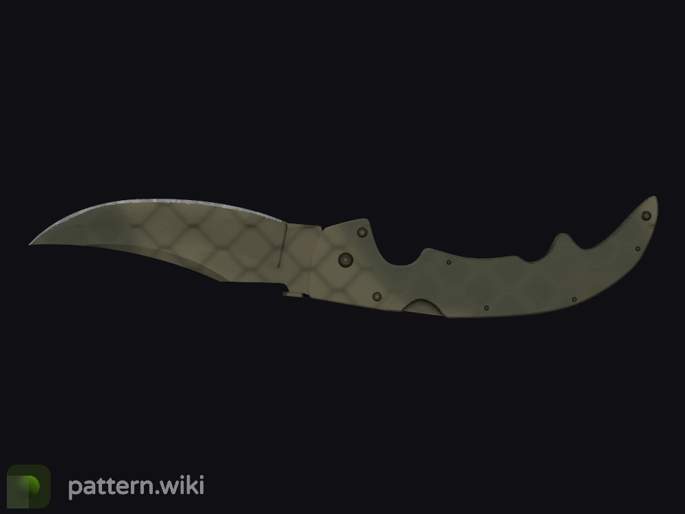 Falchion Knife Safari Mesh seed 827