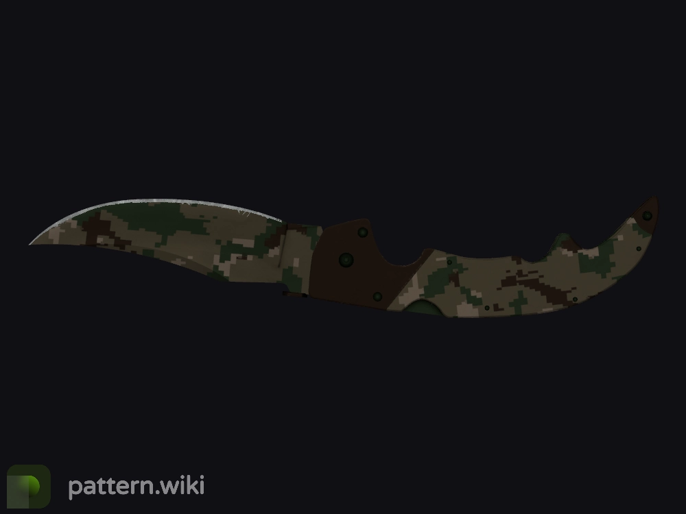 Falchion Knife Forest DDPAT seed 381