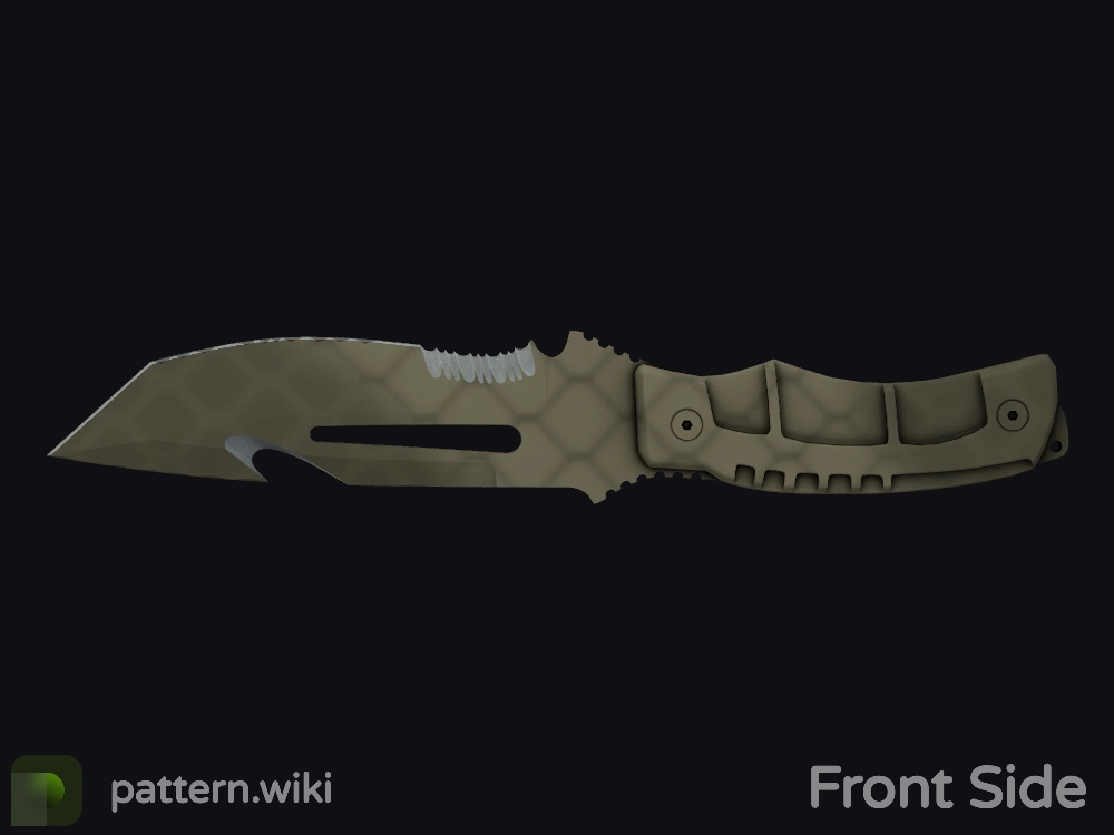 Survival Knife Safari Mesh seed 577