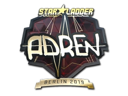 Sticker AdreN (Gold) | Berlin 2019 preview