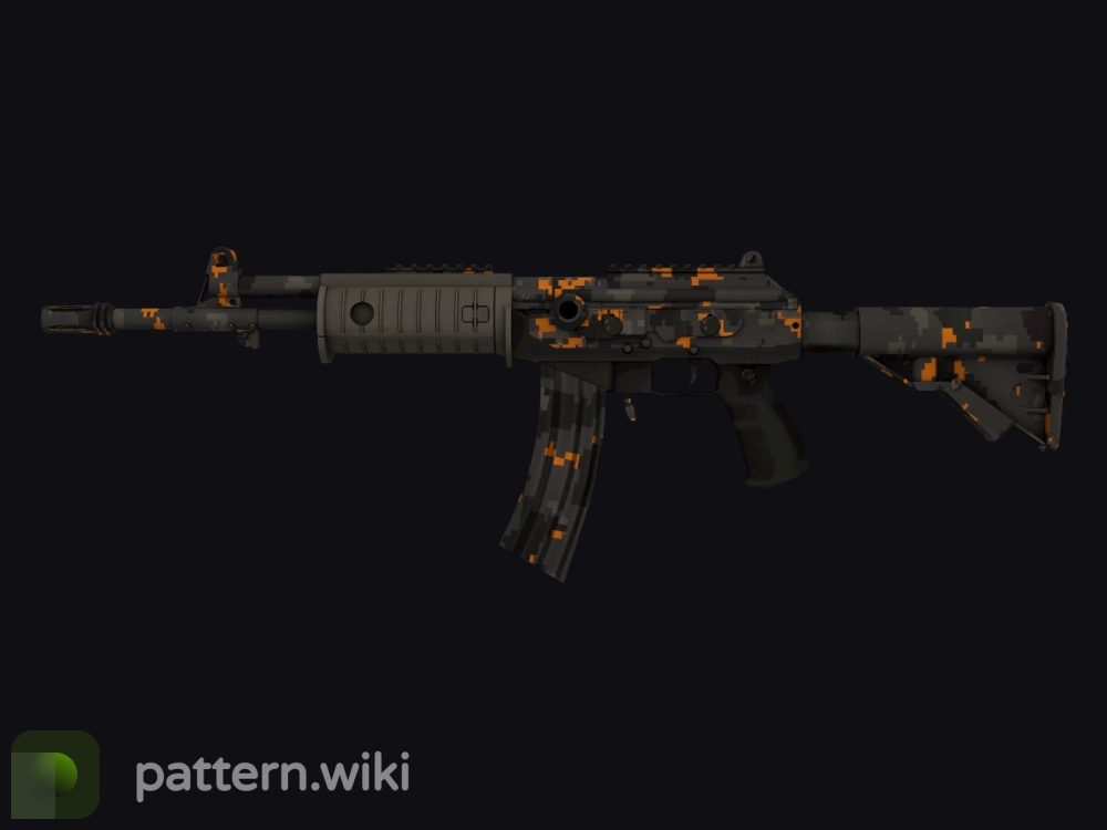 Galil AR Orange DDPAT seed 649