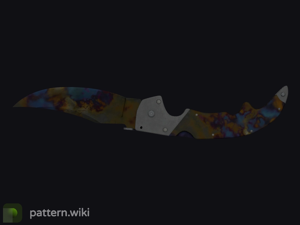 Falchion Knife Case Hardened seed 184