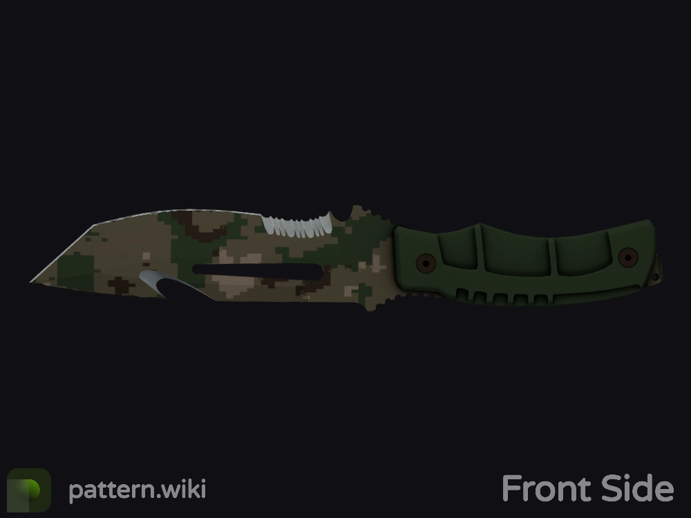 Survival Knife Forest DDPAT seed 254