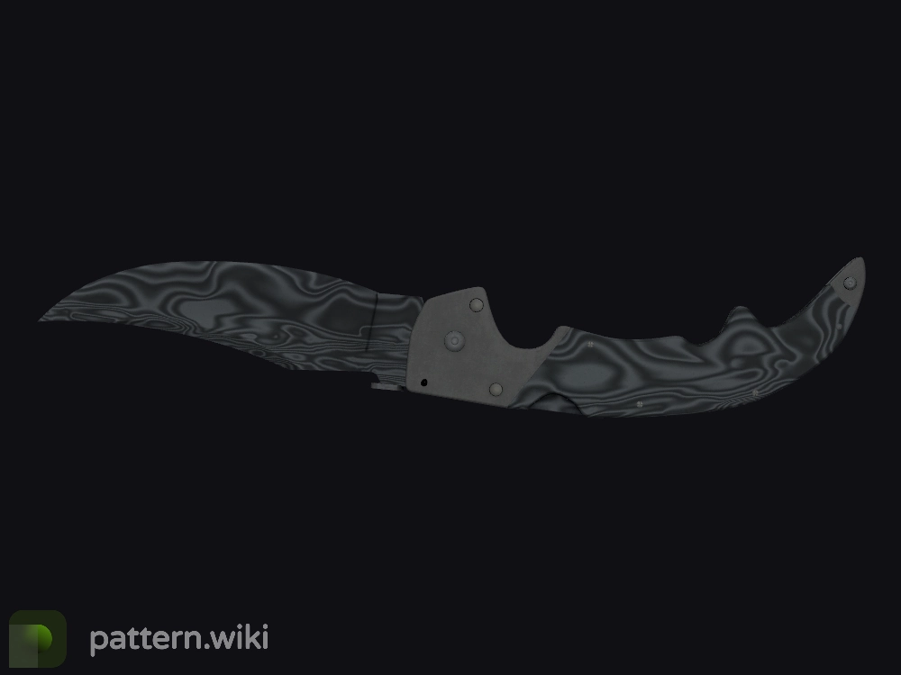 Falchion Knife Damascus Steel seed 962