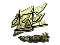 Sticker dgt (Gold) | Antwerp 2022 preview