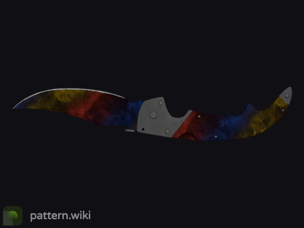 Falchion Knife Marble Fade seed 520