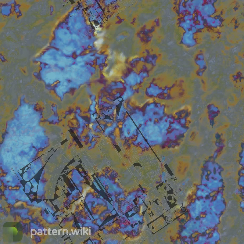 AK-47 Case Hardened seed 155 pattern template