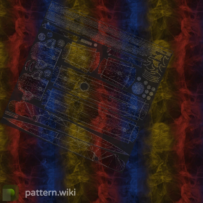 Stiletto Knife Marble Fade seed 232 pattern template