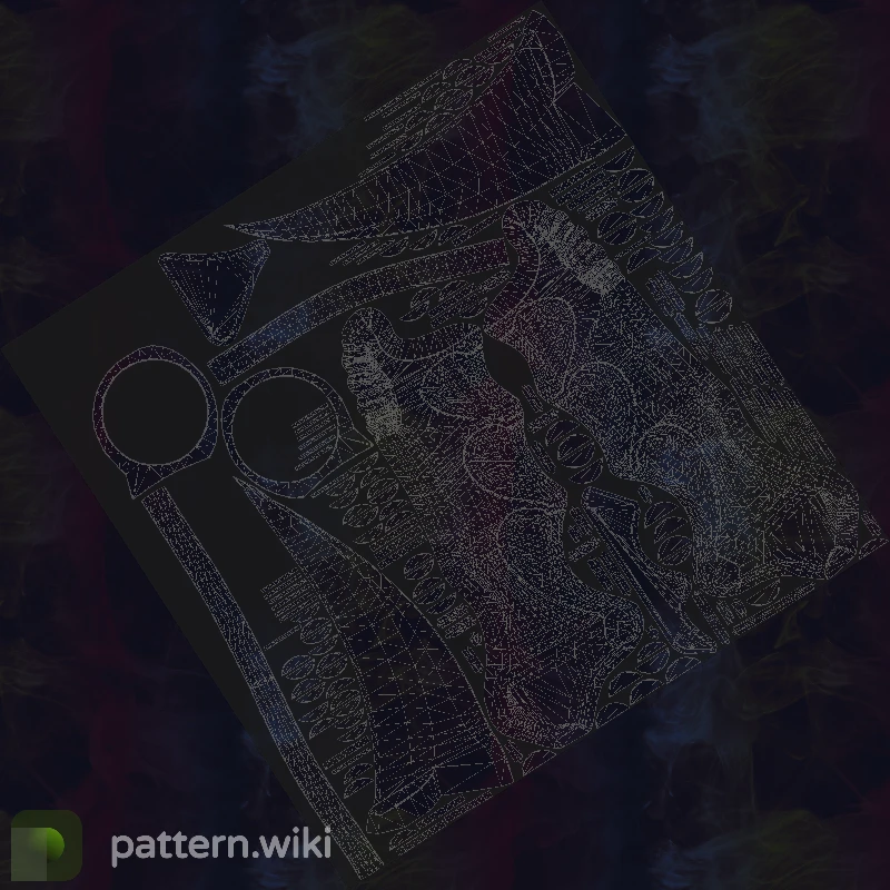 Karambit Doppler seed 865 pattern template