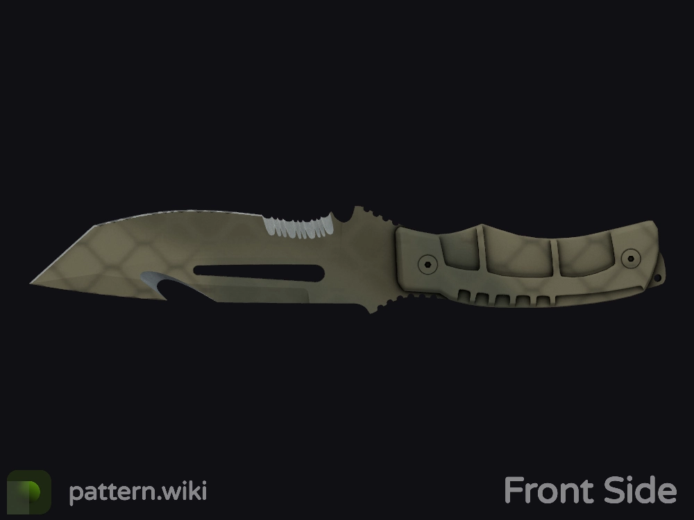 Survival Knife Safari Mesh seed 123