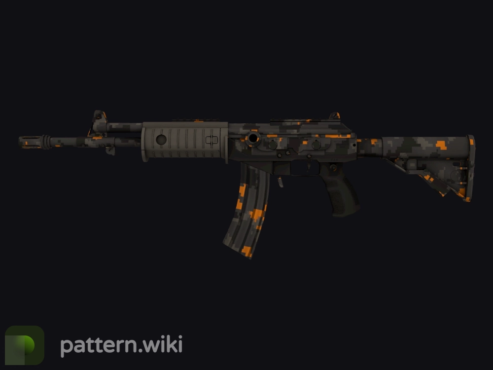 Galil AR Orange DDPAT seed 724