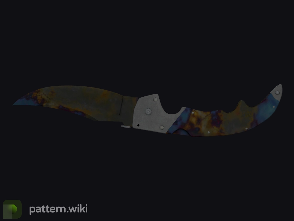 Falchion Knife Case Hardened seed 95