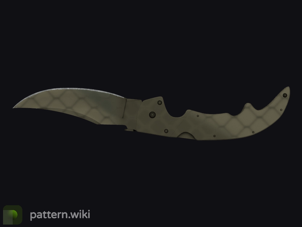 Falchion Knife Safari Mesh seed 531